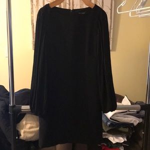 Black shift dress